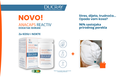 Ducray Anacaps Reactiv + Peškir za kosu NA POKLON