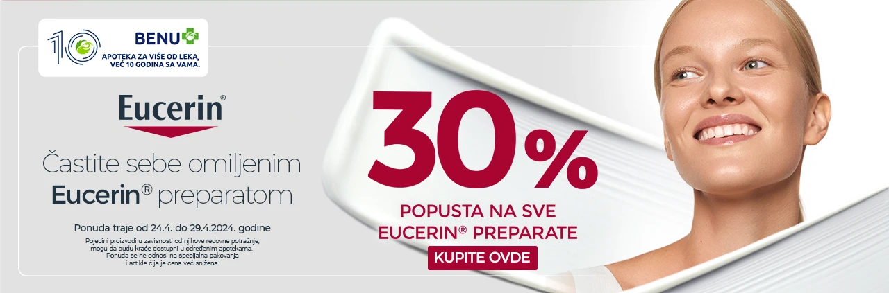 Eucerin -30% Preduskršnji popusti, 24-29.4.
