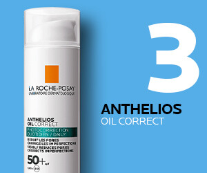 La Roche-Posay Anthelios Oil Correct Gel-krema za fotokorekciju SPF 50+, 50 ml