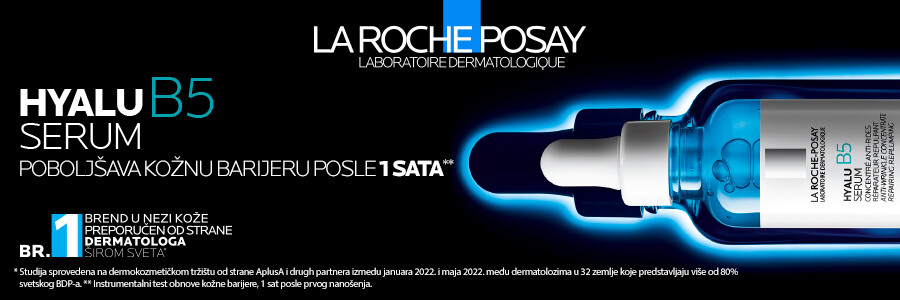La Roche-Posay HYALU B5 Serumska formula protiv starenja koja je usmerena na bore, gubitak volumena i elastičnosti osetljive kože