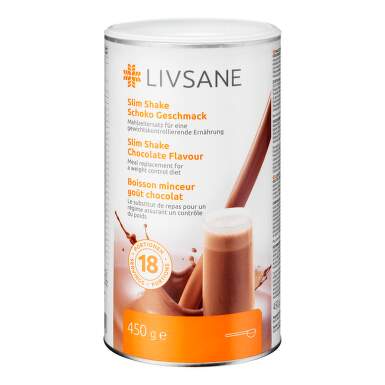 LIVSANE Slim Shake sa ukusom čokolade 450 g