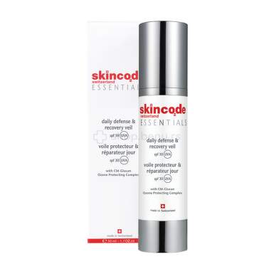 Skincode Essentials dnevna krema za zaštitu i oporavak kože SPF 30 50 ml