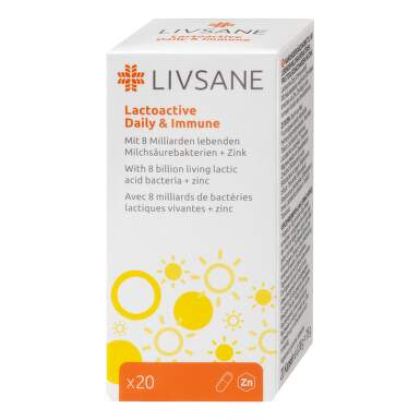 LIVSANE Lactoactive Daily & Immune kapsule