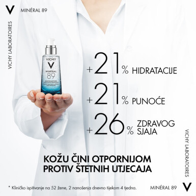 Vichy Mineral 89 Dnevni booster za snažniju i puniju kožu, 50 ml