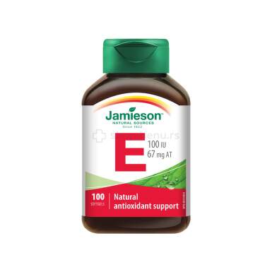 Jamieson vitamin E 100 IU 100 mekih kapsula