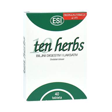 Ten herbs 40 tableta
