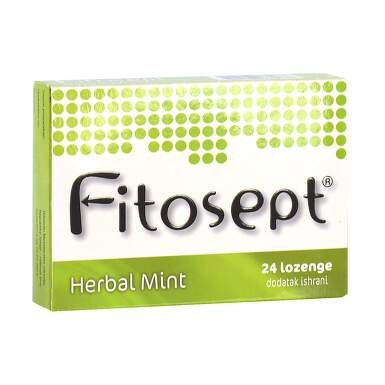 Fitosept Herbal mint 24 pastile