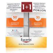 Eucerin Box Sun Kids (Losion za zaštitu osetljive dečje kože od sunca SPF 50+ + Izrazito lagani losion za zaštitu osetljive kože od sunca SPF 30)