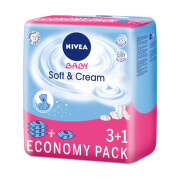 Nivea Baby Soft & Cream vlažne maramice 4X63 kom