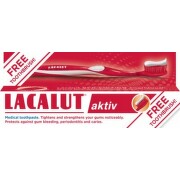 Lacalut Aktiv pasta 75 ml + Četkica crvena GRATIS