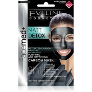 Eveline Facemed Purifying Face Mask with Activated Carbon 2x5ml - Matt Detox