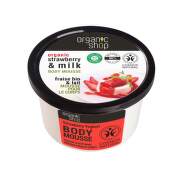 Organic Shop Body Mousse Strawberry Yoghurt 250 ml