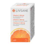 LIVSANE Vitamin C 200 mg tablete za žvakanje