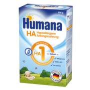 Humana HA 1, početna hipoalergena formula za odojčad, 500 g