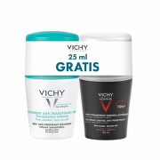 Vichy Déodorant Roll-on za regulaciju znojenja 48h + Homme Antiperspirant PROMO