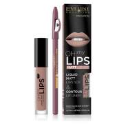 Eveline OH My Lips Liquid Matt Lipstik&Lip Liner 08
