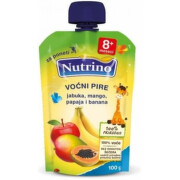 Nutrino voćni pire–jabuka, mango, papaja, banana 100 g