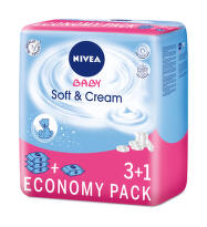 Nivea Baby Soft & Cream vlažne maramice 4X63 kom
