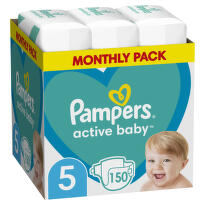 Pampers Active Baby Monthly Pack Pelene 5, 150 komada