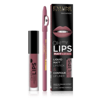 Eveline OH My Lips Liquid Matt Lipstik&Lip Liner 06