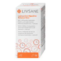 LIVSANE Lactoactive Digestive Balance Now 12 kapsula